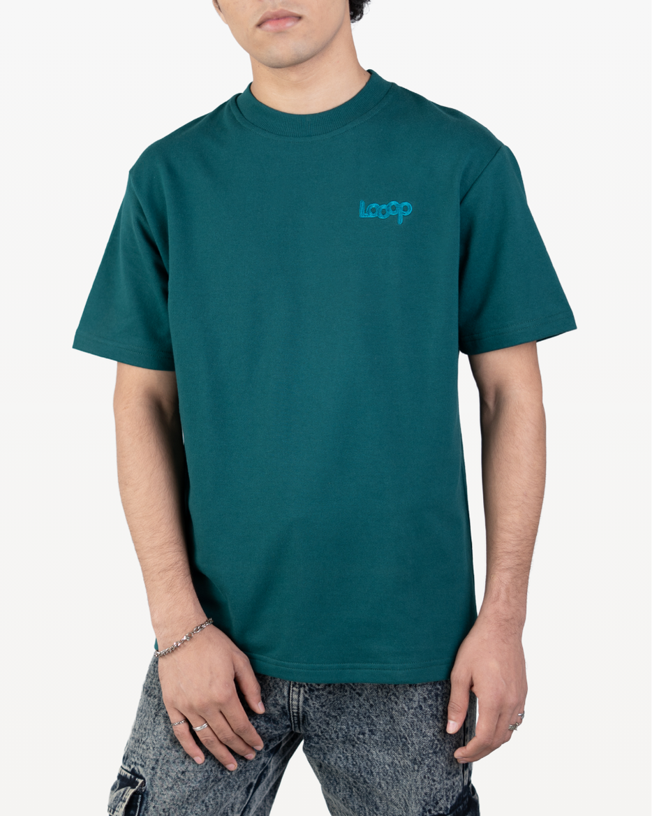 Embroidered Signature Logo T-Shirt